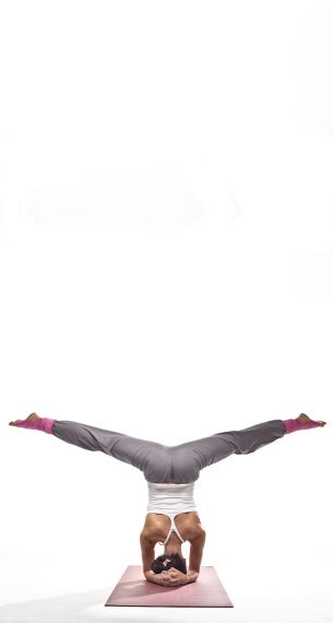 Variation Sirsasana = Kopfstand